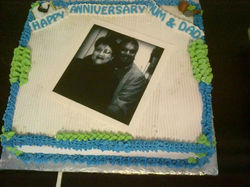 PHOTO PRINTED PICTURE CAKE