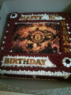 MAN UTD CAKE