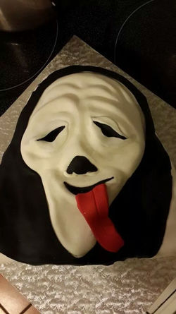 Scream Mask Cake