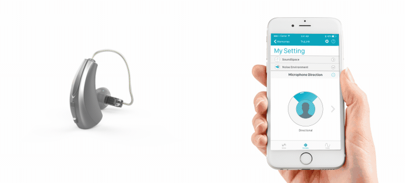 Audífonos con conectividad a teléfonos inteligentes
