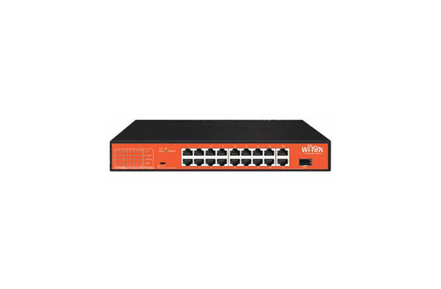 WI-PS518G V4 16FE + 1GE +1Combo SFP+HiPoE + 250M+Watchdog + 200W Switch