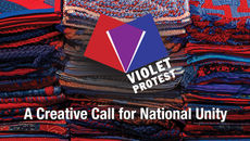 Violet Protest: A Creative Call for National Unity