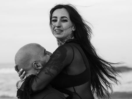 Dark night and the mood was right... A couples session