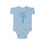 Thumbnail: I Stand With Israel Infant Fine Jersey Bodysuit, Multi Colors
