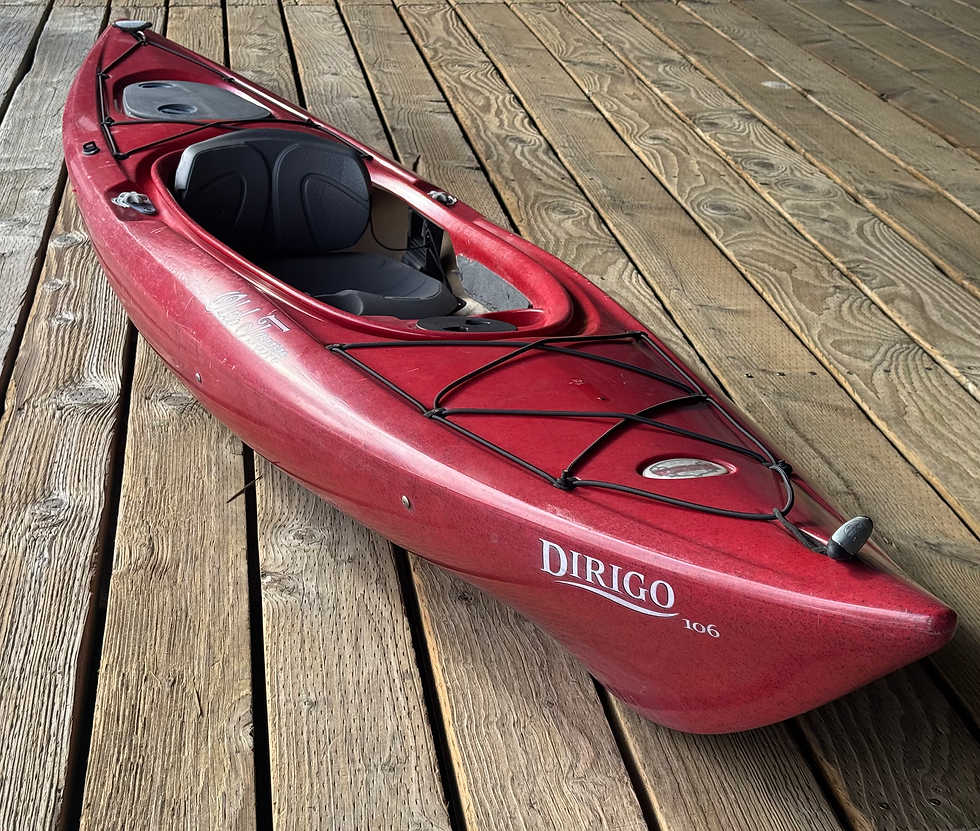 Used kayak front view