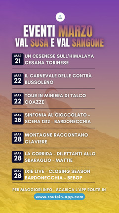 Calendario Eventi Marzo 2026