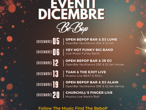 Eventi Dicembre Bardonecchia BeBop: musica live, dj set e serate Open Bar