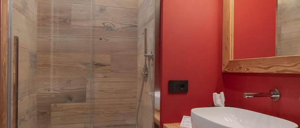  "Camera Rossa Bagno"  Casa Vacanza Cesana - Grande Cote