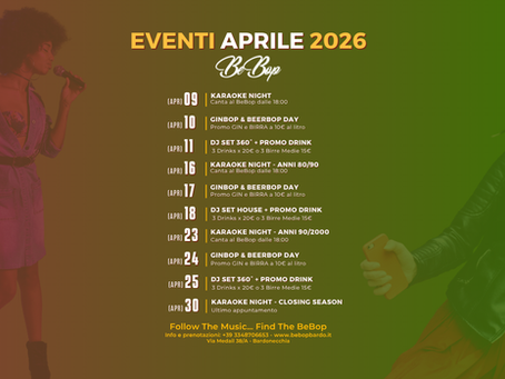 Eventi Aprile 2026 a Bardonecchia | Calendario BeBop