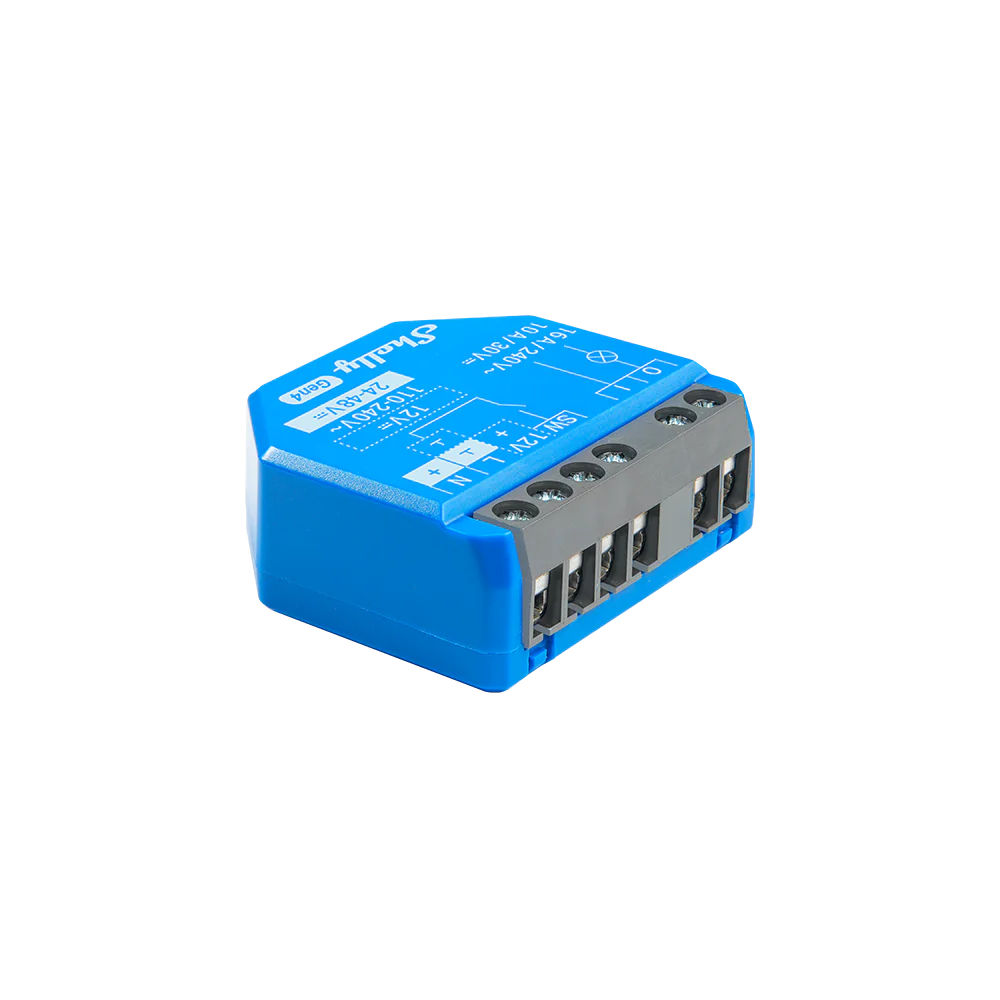 Shelly 1 Gen4 - Relay Switch 1x16A (WiFi, Bluetooth, Zigbee, Matter)