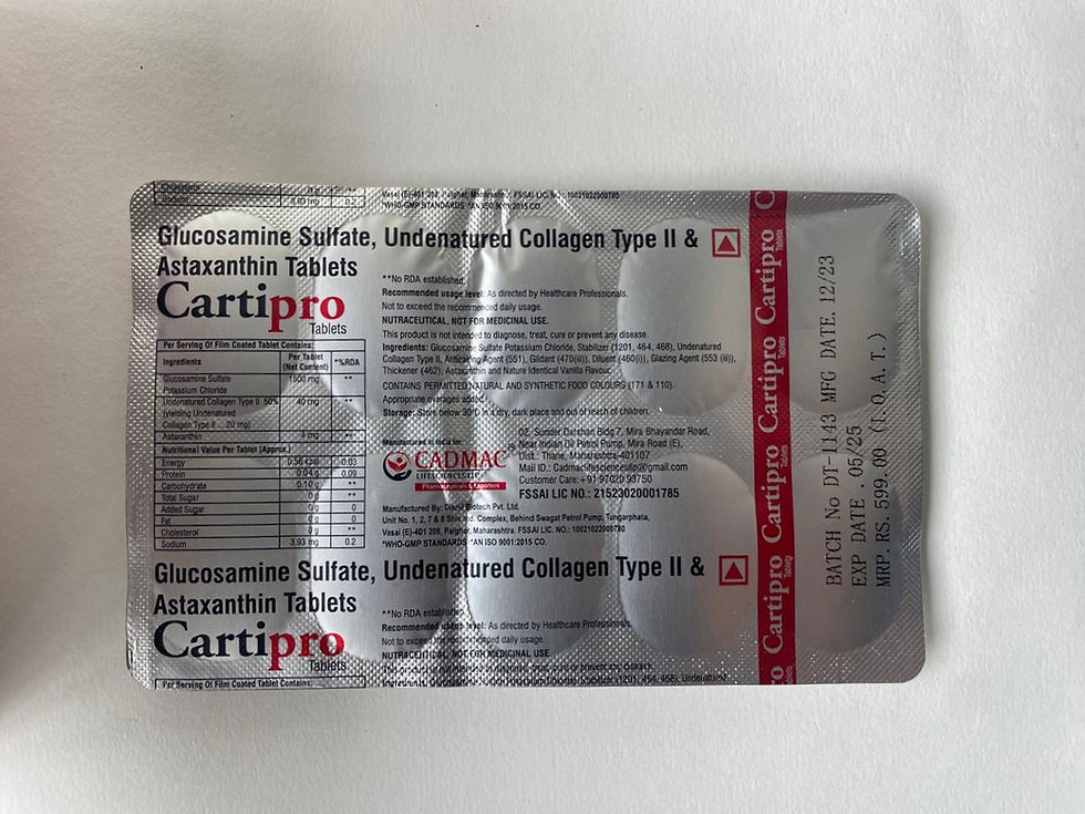 Thumbnail: CartiPro Tablets