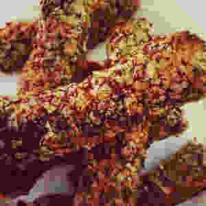 Pork & Leek Sausages with Crispy Crumb Coating