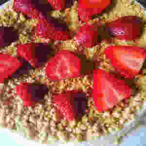 Lemon & Lime Upside Down Cheesecake withloverecipes.com