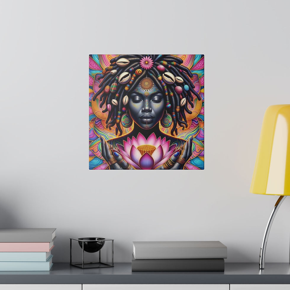 Thumbnail: Ethereal Lotus Matte Canvas (Pink 2)