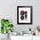Thumbnail: Only Go Up Framed Vertical Poster