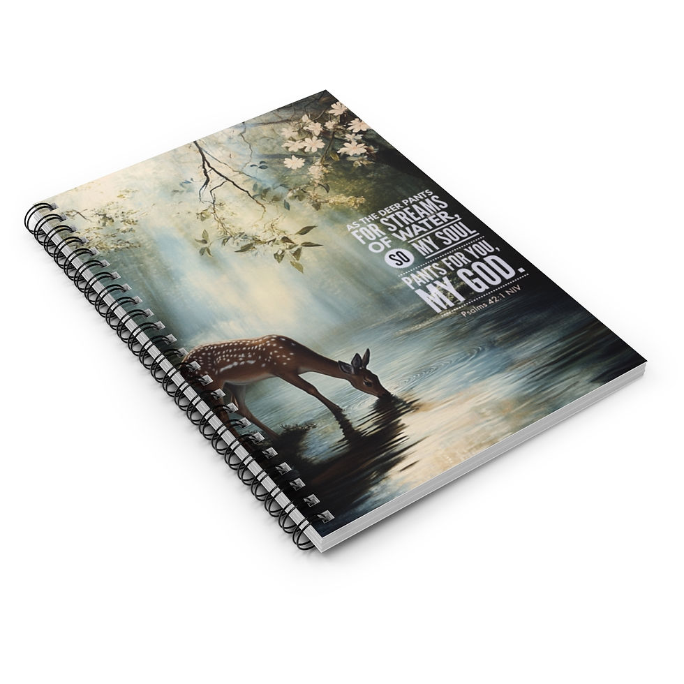 Thumbnail: Thirsty Soul Spiral Notebook - Ruled Line