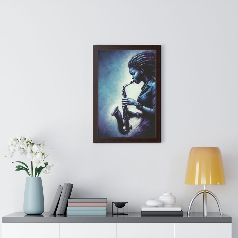 Thumbnail: Her Song Framed Vertical Poster