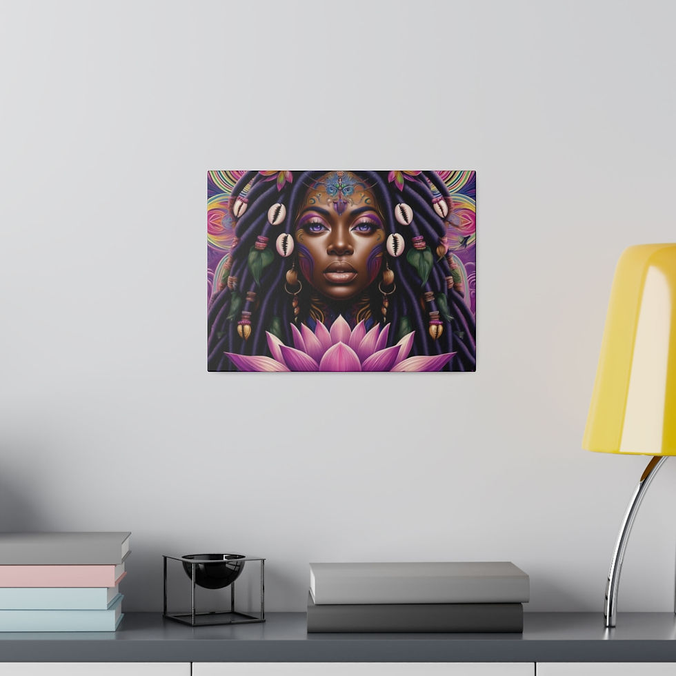Thumbnail: Matte Canvas, Stretched (Purple)