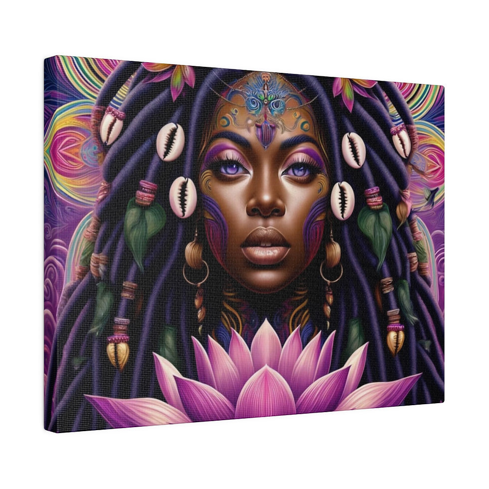 Thumbnail: Matte Canvas, Stretched (Purple)
