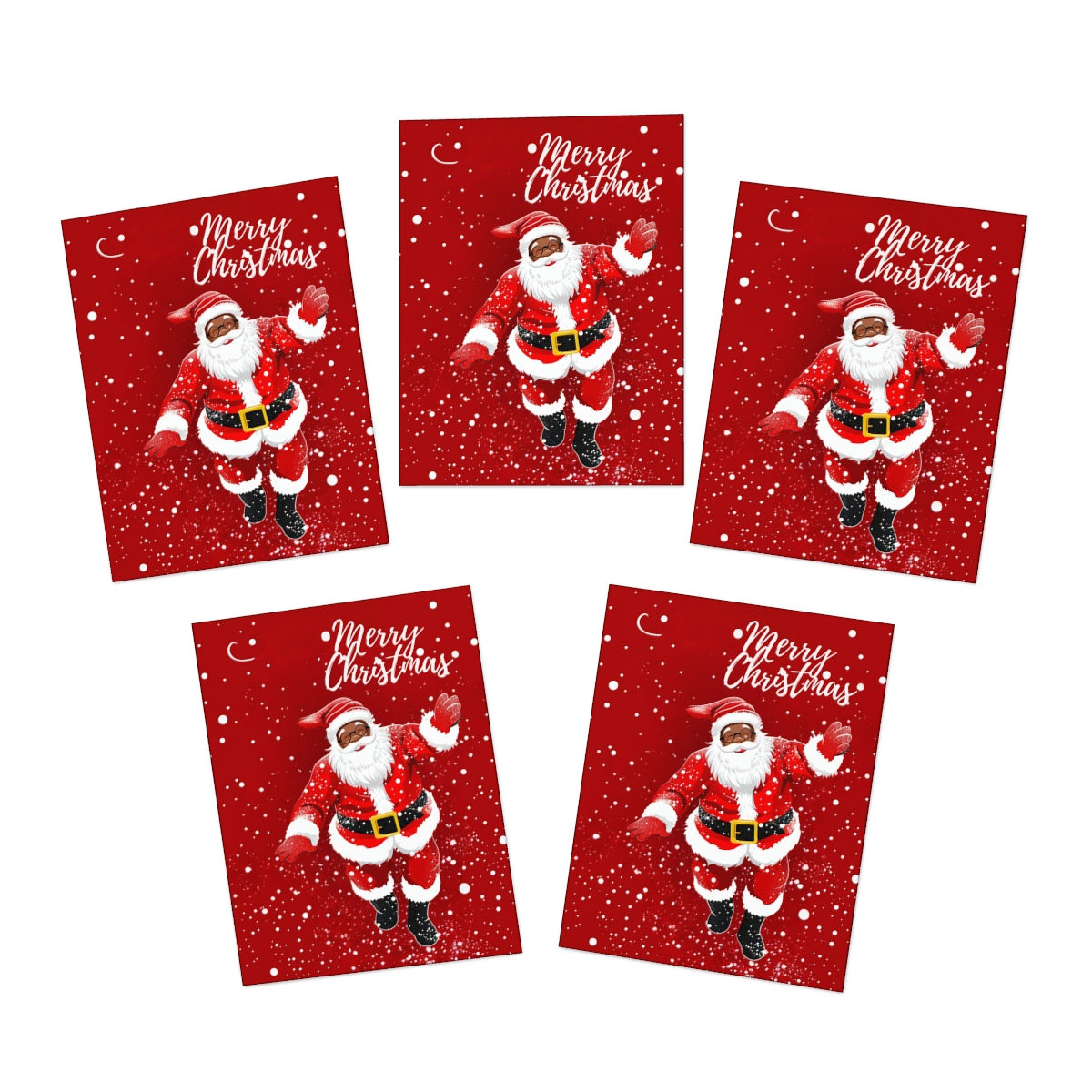 With Love, Santa Multi-Design Greeting Cards (5-Pack)