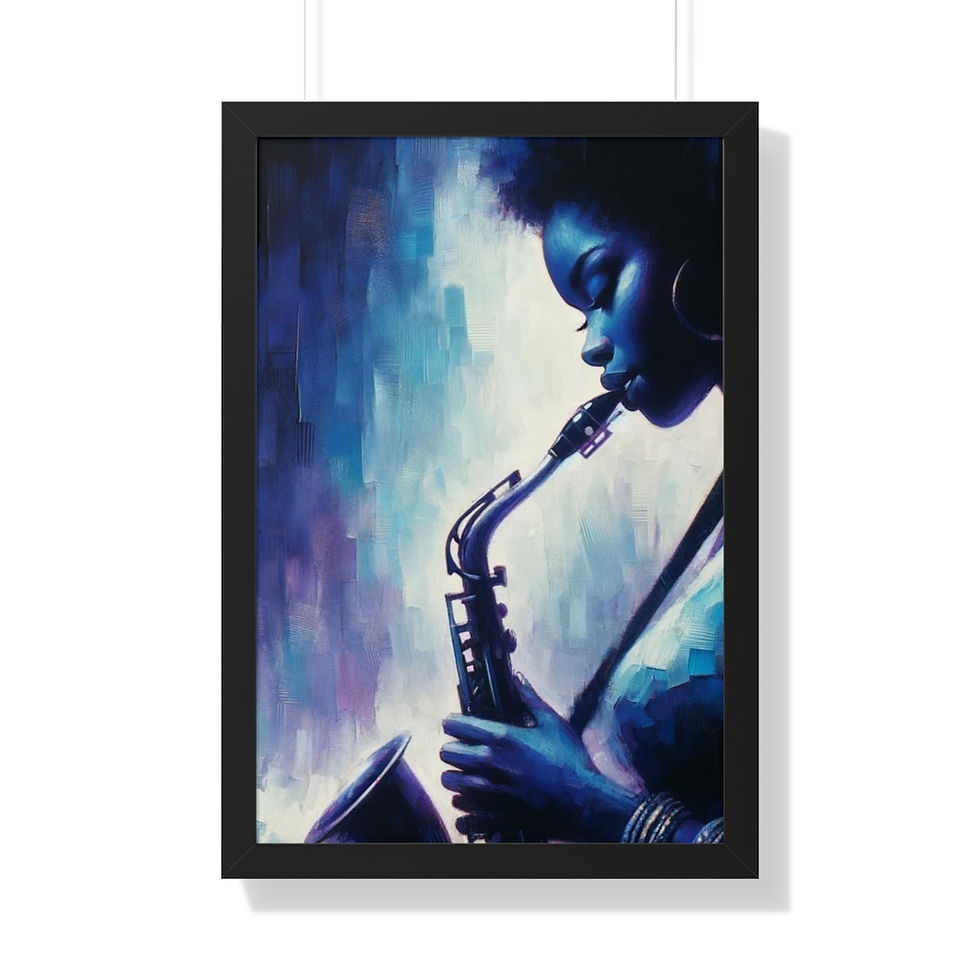 Thumbnail: Her Melody Framed Vertical Poster