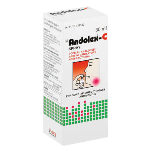 Andolex C Spray 30ml Aster Pharmacy
