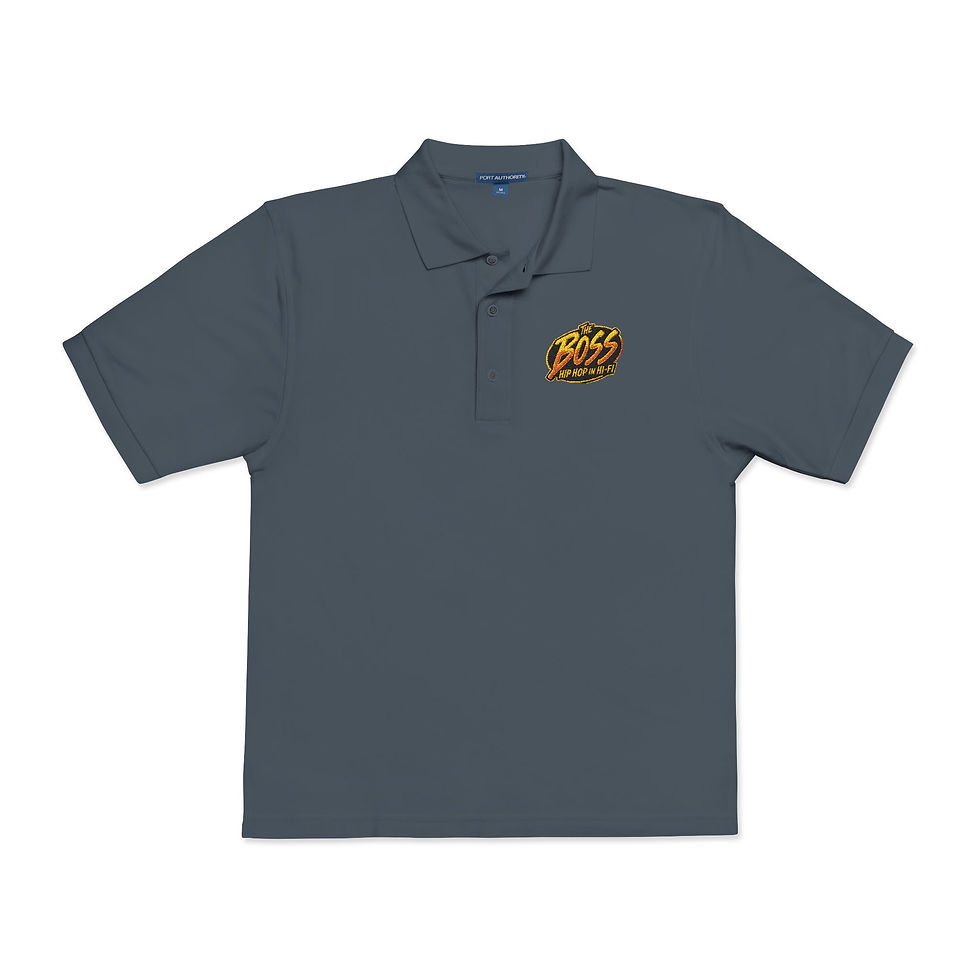 Thumbnail: 'Boss' Embroidered Unisex Polo Shirt - Classic Style for Casual & Business Wear