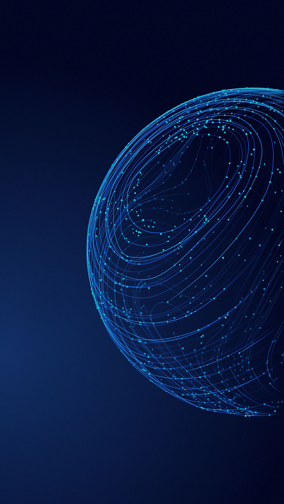 Abstract Digital Sphere
