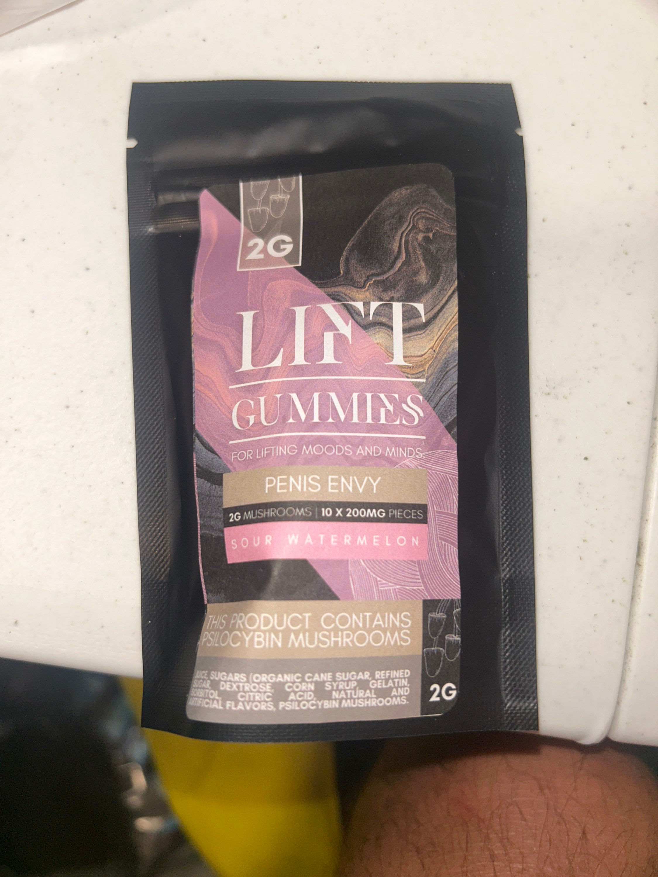 Left Gummies 2 g 250 mg penis envy sour watermelon