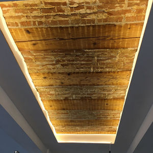abgehängten Gipskartondecke mit LED