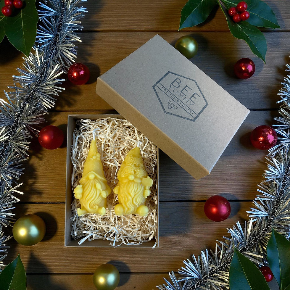 100% Pure Beeswax Gonk Candle Gift Box