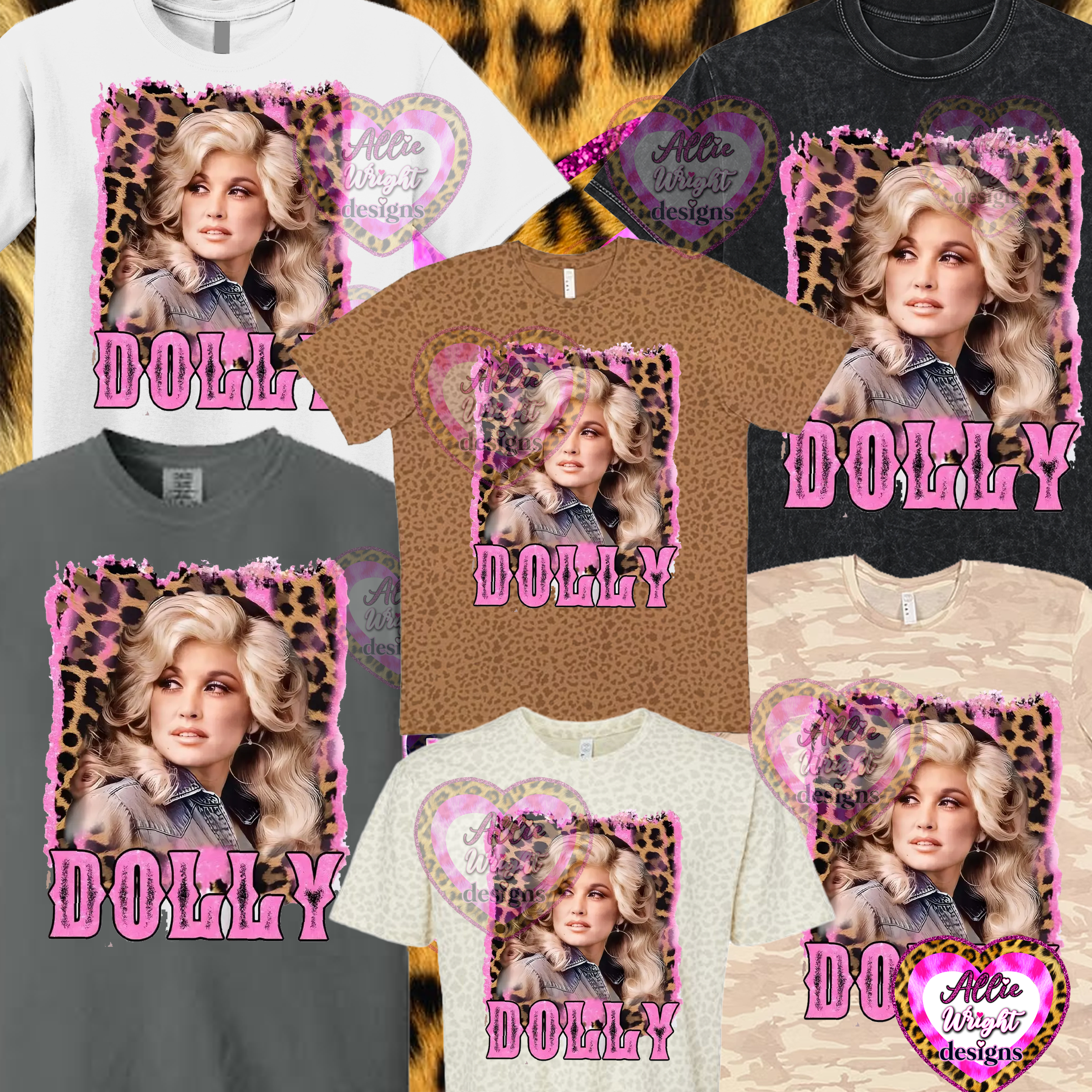 DOLLY: PINK LEOPARD