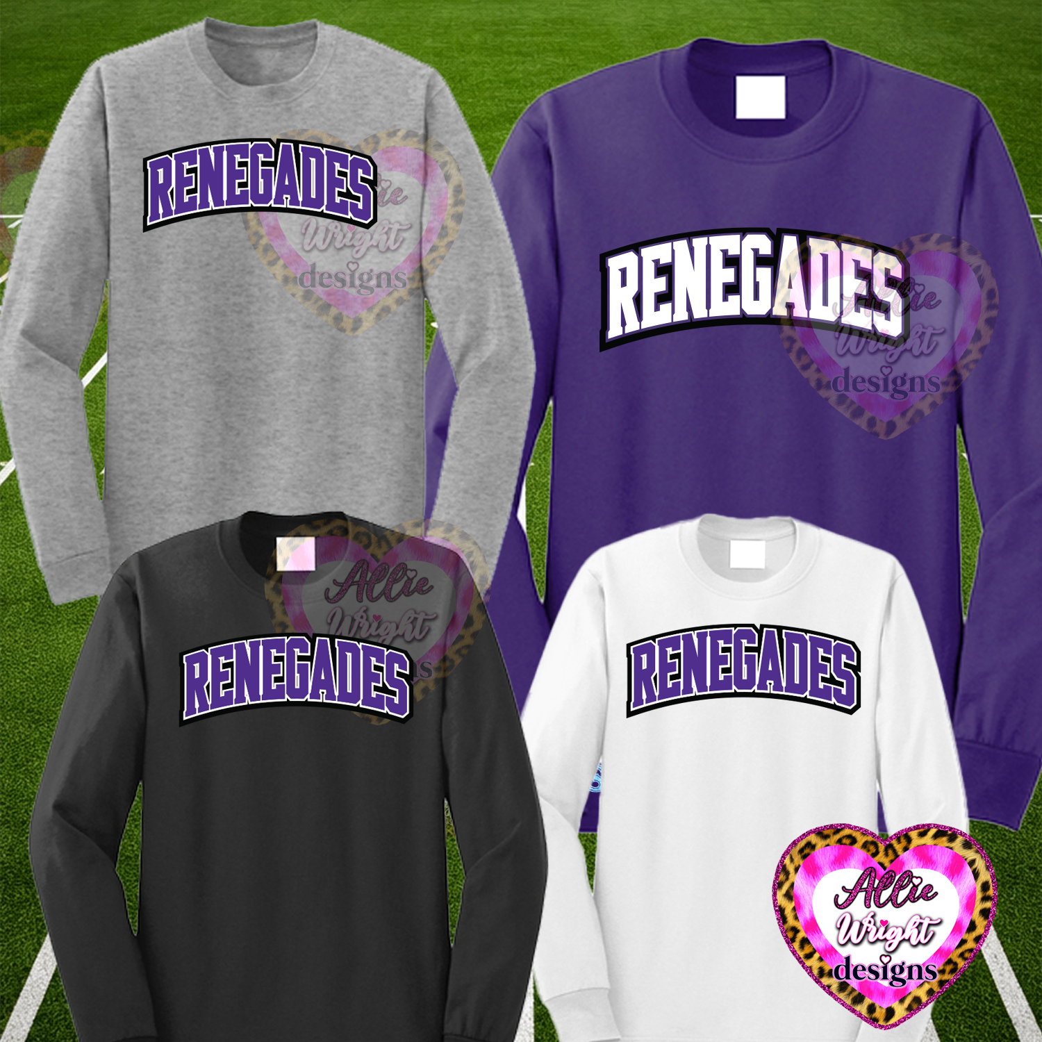 MF Renegades Football Fundraiser: T-Shirt - Design #5