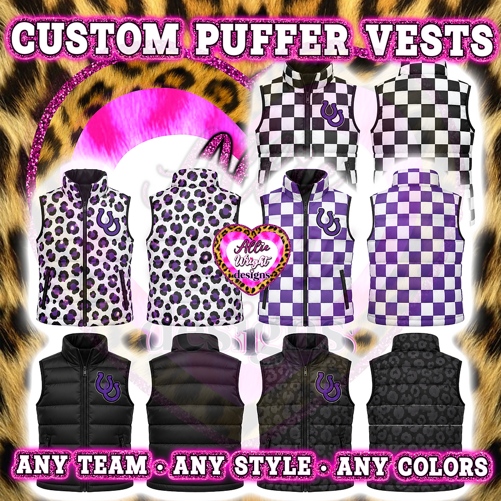 Thumbnail: **PRE-ORDER** CUSTOM TEAM PUFFER VEST - CLOSES 10/15 (early NOV. ARRIVAL)
