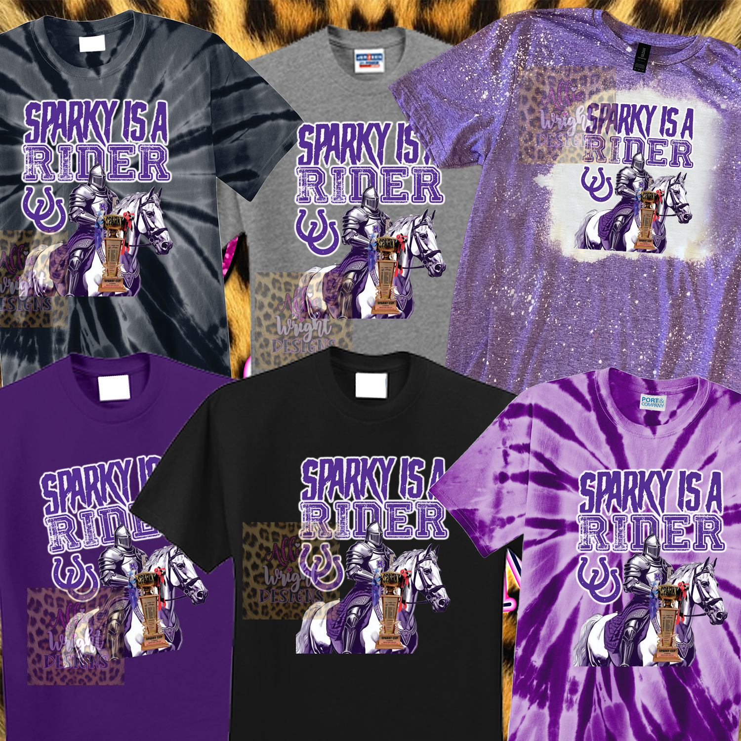 SPARKY is a Rider  T-Shirt -Design 1