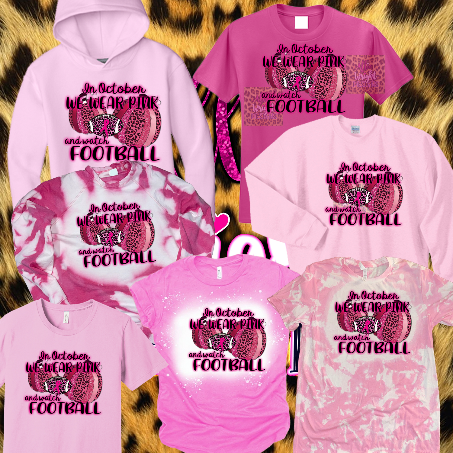 October We Wear Pink & Watch Football Collection