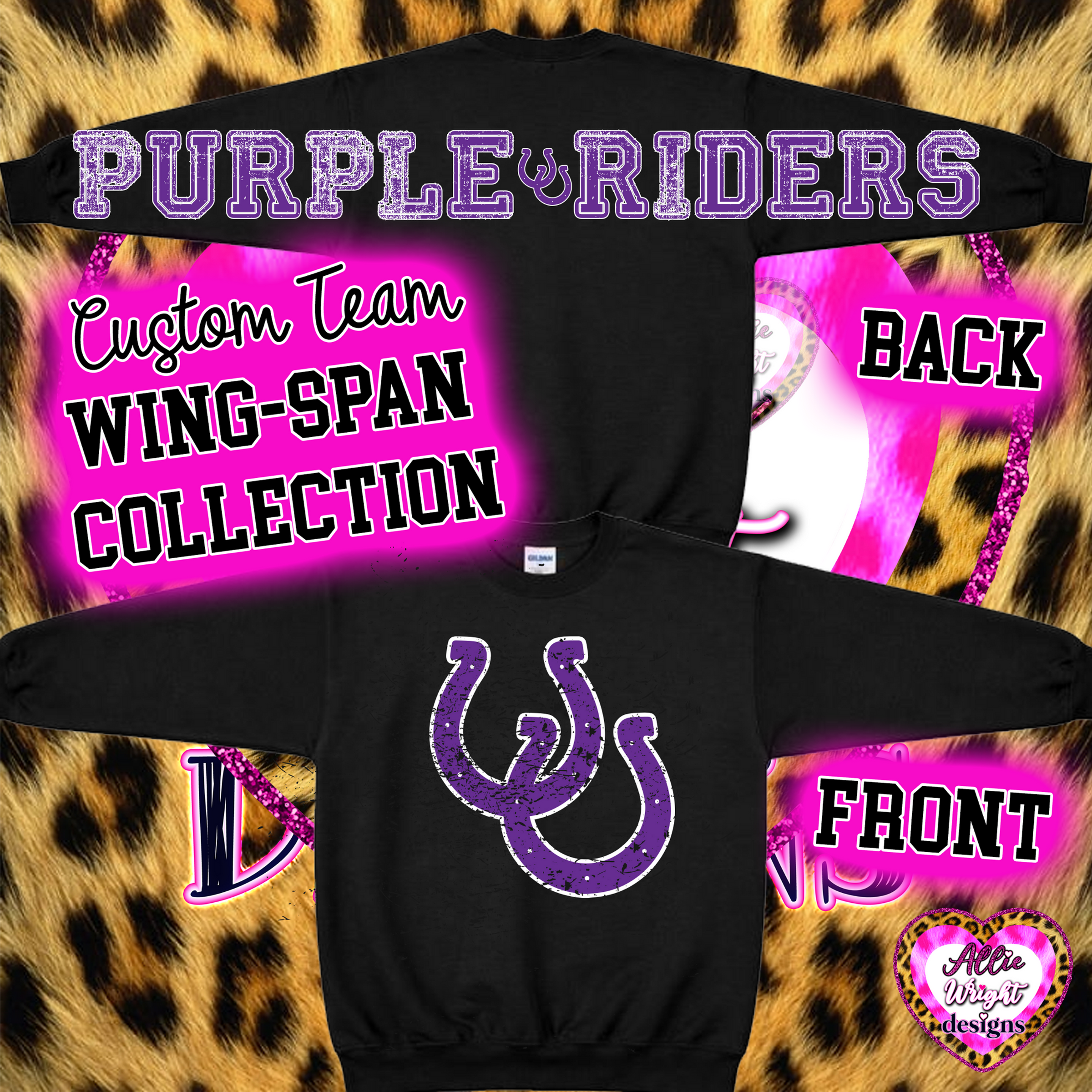 MARTINS FERRY: WING - CREW, HOODIE OR LONG-SLEEVE TEE