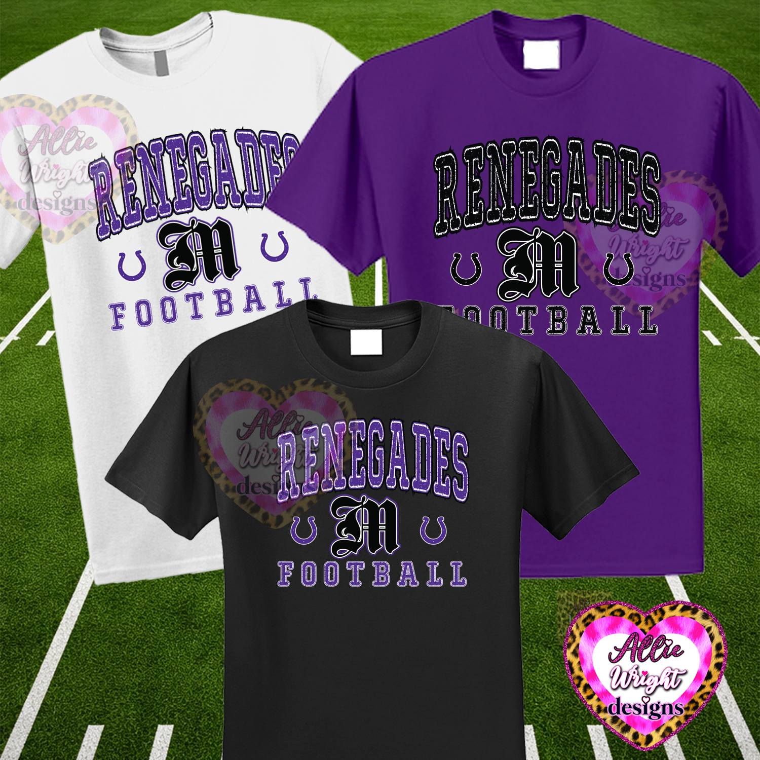 Renegades Football Fundraiser T-shirt: Design #2