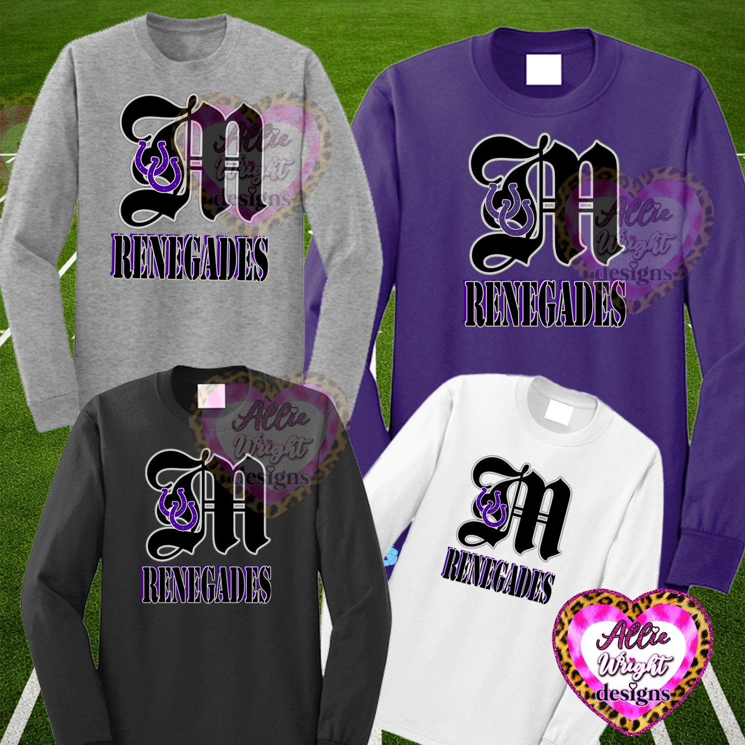 MF Renegades Football Fundraiser: T-Shirt - Design #1