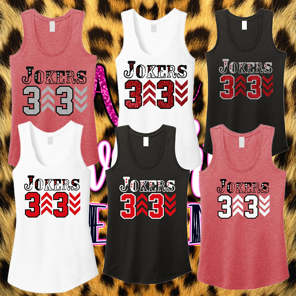 Ohio Valley Jokers - 3 UP 3 DOWN T-Shirt or Racerback Tank