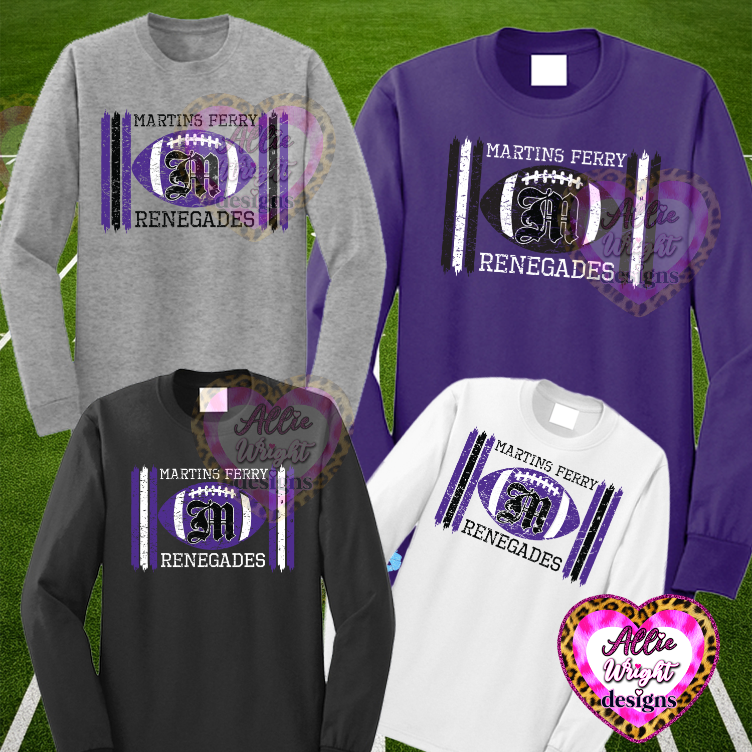 MF Renegades Football Fundraiser: T-Shirt - Design #3
