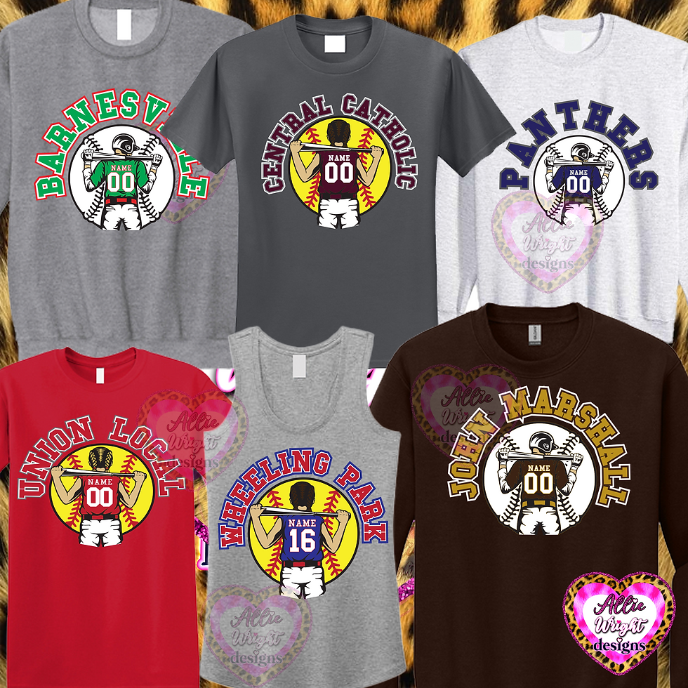 Thumbnail: CUSTOM PLAYER TEES (SOFTBALL/BASEBALL OR CUSTOM SPORT)