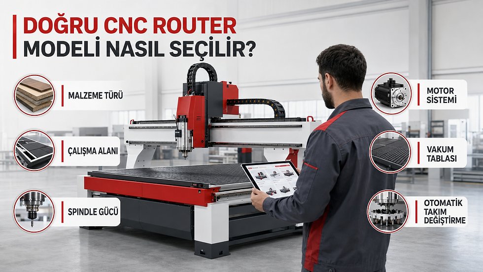 Doğru CNC Router Modeli Nasıl Seçilir?