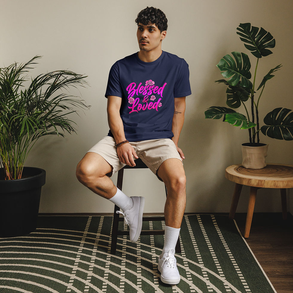 Thumbnail: Blessed and Loved Unisex staple eco t-shirt