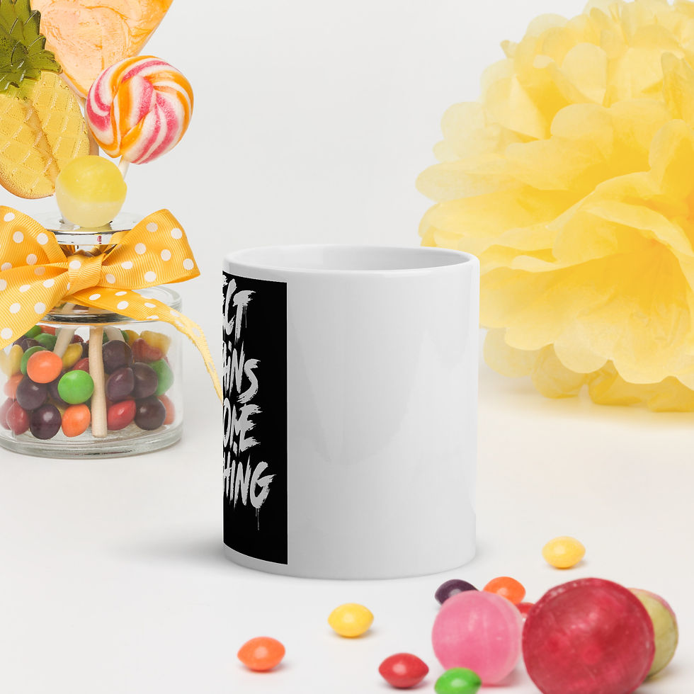Thumbnail: Expecting Mountains glossy mug
