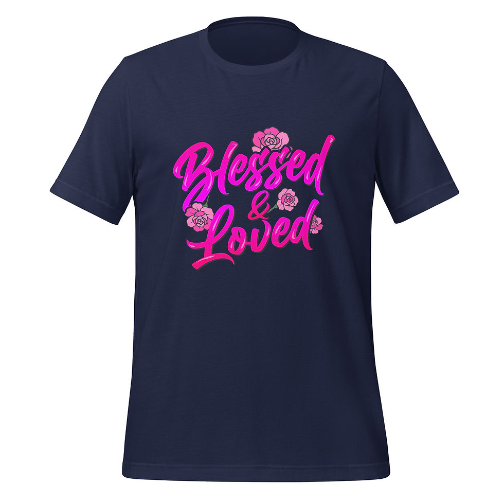 Thumbnail: Blessed and Loved Unisex staple eco t-shirt