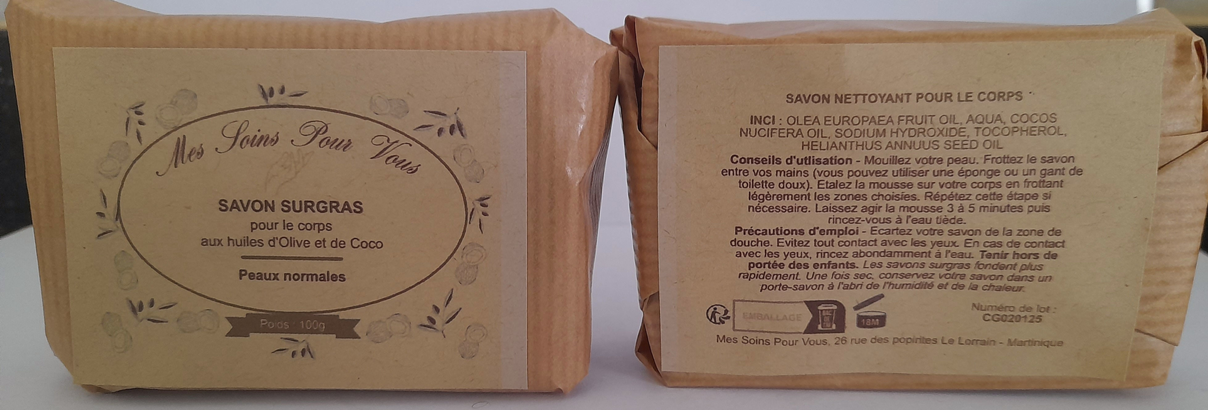 Savon 100 grammes, forme rectangulaire