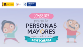 Los mayores se ponen en forma en la desescalada