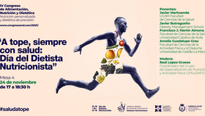 El Día del Dietista-Nutricionistas destacará la complementariedad entre estos profesionales y EFD