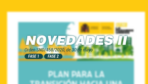 Más cambios para las fases 1 y 2 en relación con la práctica fÃsico-deportiva